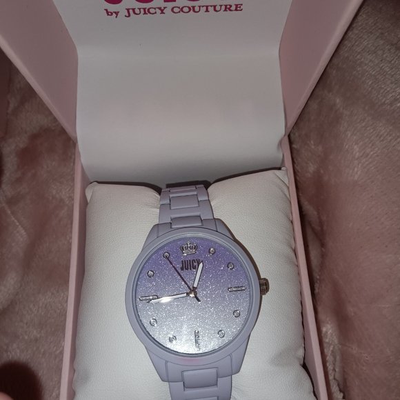 Juicy couture matte purple never used watch - Picture 2 of 3